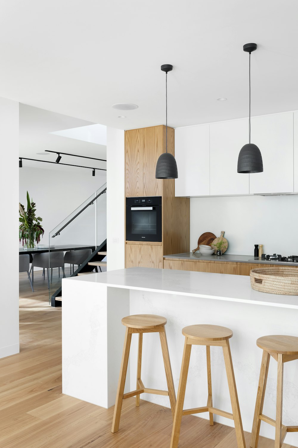 Moderne glasinstallatie